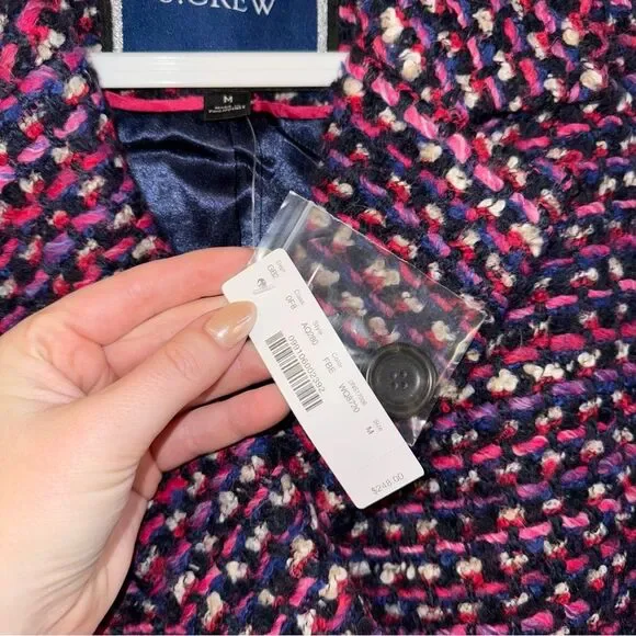 NWT J. Crew Lady Jacket in Italian Tweed Sz Medium - Picture 7 of 11